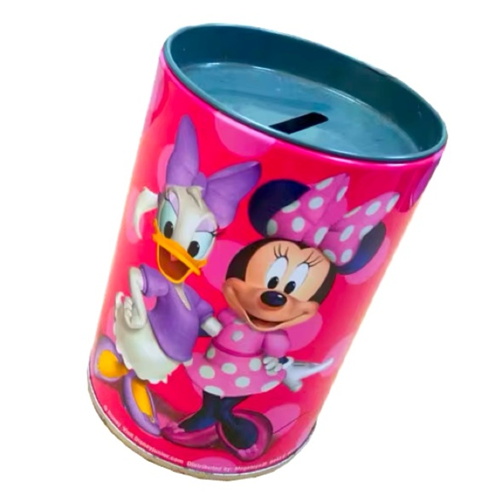Disney Minnie Mouse and Daisy Duck Pink Coin Bank